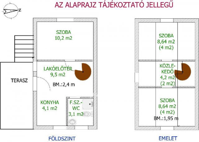 Eladó családi ház, Bocskaikerten 17 M Ft, 1+2 szobás