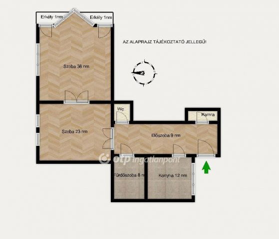 Eladó téglalakás, Budapesten, VIII. kerületben 103.9 M Ft