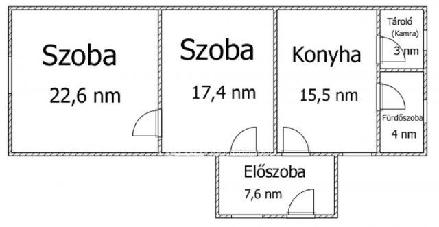 Eladó családi ház, Gyepükajánon 12.9 M Ft, 2 szobás