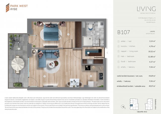 Eladó téglalakás, Budapesten, XIII. kerületben, Szabolcs utcában