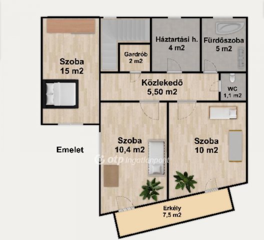 Eladó téglalakás, Győrött 144.9 M Ft, 4 szobás
