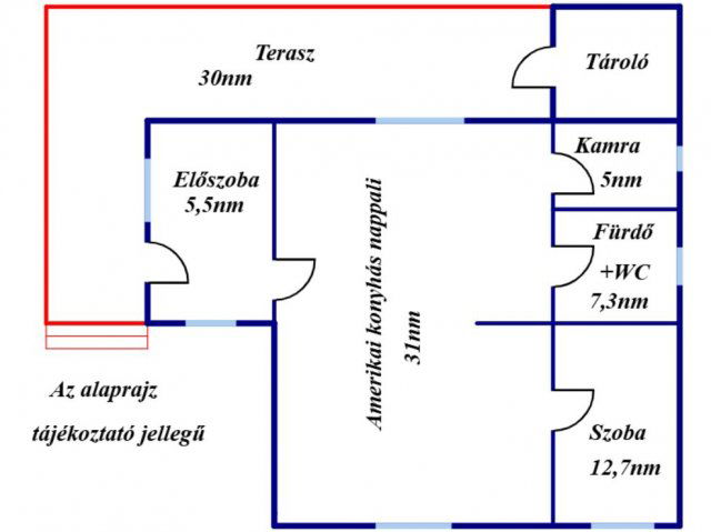 Eladó családi ház, Tiszafüreden 30 M Ft, 2 szobás