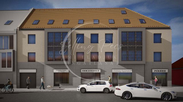 Eladó üzlethelyiség, Pécsett 40.8 M Ft, 1 szobás