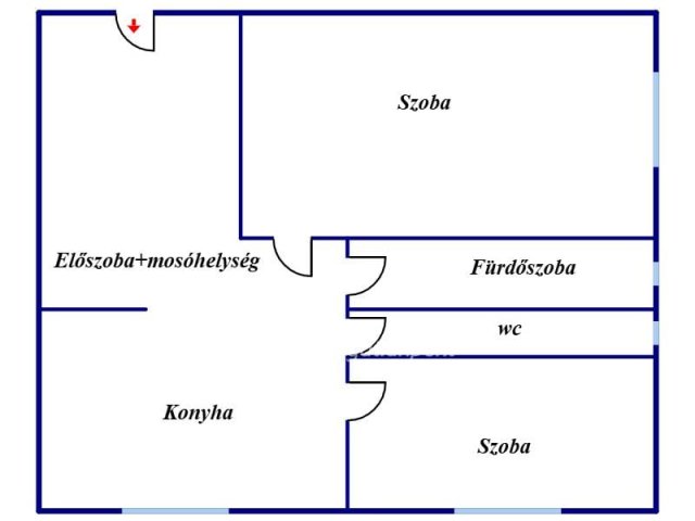 Kiadó téglalakás, albérlet, Balkányban 120 E Ft / hó, 2 szobás
