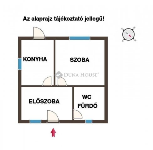 Eladó családi ház, Szentlőrinckátán 16.5 M Ft, 1 szobás