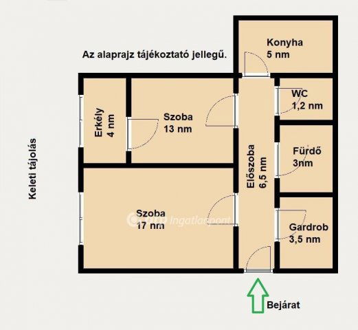 Eladó panellakás, Budapesten, III. kerületben 69.9 M Ft, 2 szobás