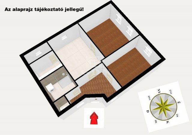 Eladó családi ház, Péterin 36 M Ft, 3 szobás