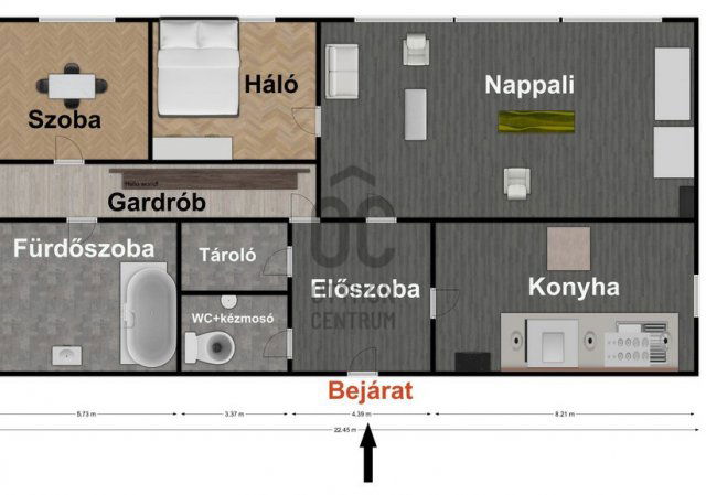 Eladó panellakás, Budapesten, XIV. kerületben 69.9 M Ft, 3 szobás