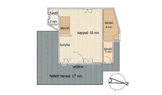 Eladó nyaraló, Szigetszentmiklóson 126.9 M Ft, 2 szobás
