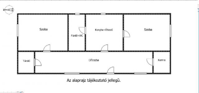 Eladó családi ház, Rácalmáson 45 M Ft, 2 szobás