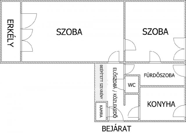 Eladó téglalakás, Egerben 40.5 M Ft, 2 szobás