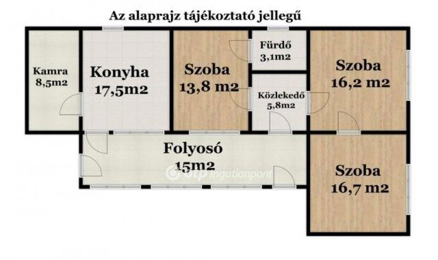 Eladó családi ház, Kisvárdán 20.9 M Ft, 3 szobás