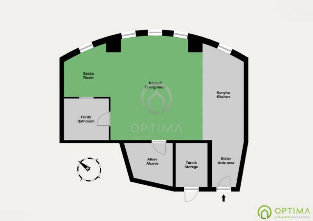 Eladó téglalakás, Budapesten, II. kerületben 63 M Ft, 2+1 szobás