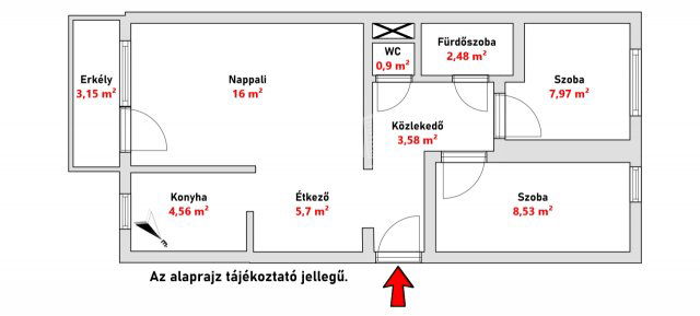 Eladó panellakás, Budapesten, XV. kerületben 66.7 M Ft