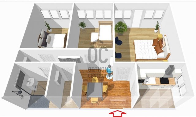 Eladó téglalakás, Budapesten, XIV. kerületben 100 M Ft, 3 szobás