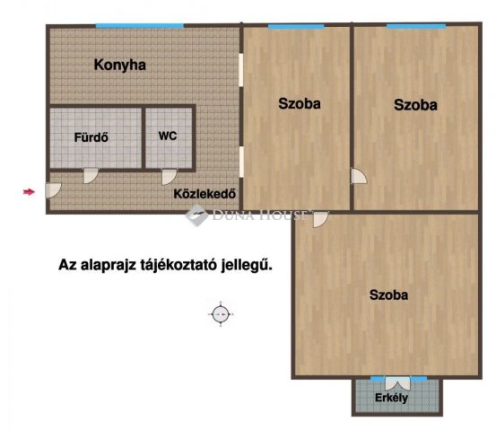 Eladó panellakás, Debrecenben 102 M Ft, 3 szobás