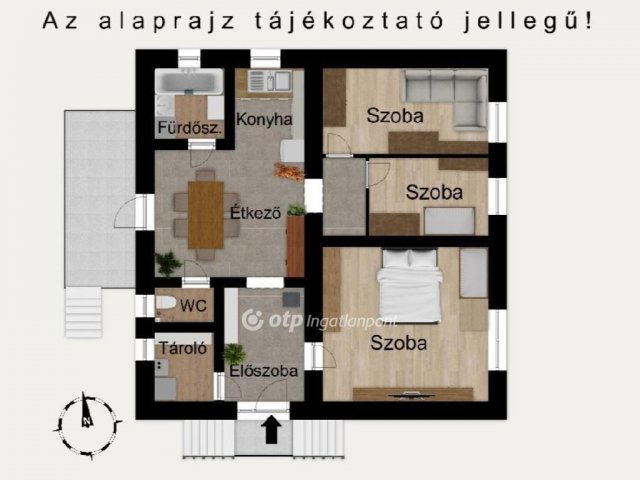 Eladó családi ház, Nyírábrányon 32 M Ft, 2+1 szobás