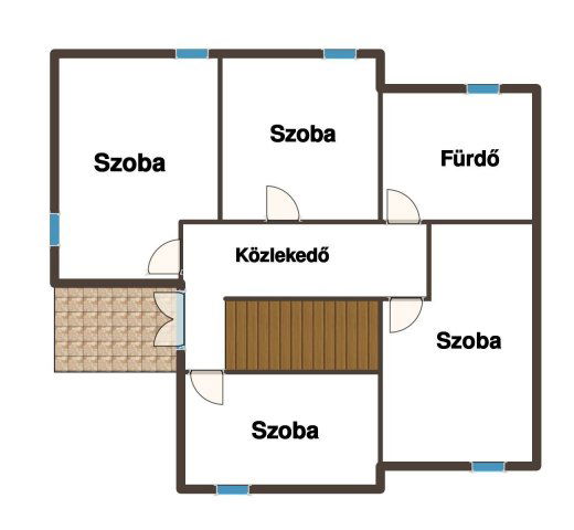 Eladó ikerház, Vecsésen 165 M Ft, 5 szobás