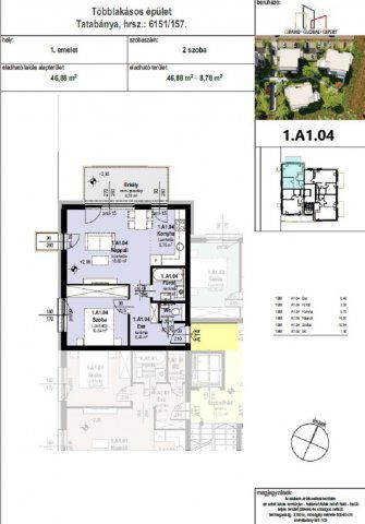 Eladó téglalakás, Tatabányán 51.729 M Ft, 2 szobás