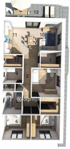 Eladó családi ház, Kapuváron 65 M Ft, 3 szobás