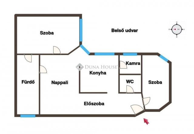 Eladó téglalakás, Budapesten, VII. kerületben 160 M Ft, 3 szobás