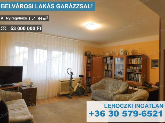 Eladó téglalakás, Nyíregyházán 53 M Ft, 3 szobás
