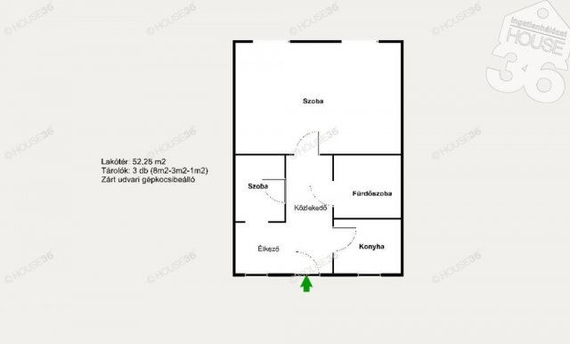 Eladó téglalakás, Kecskeméten 41.9 M Ft, 2 szobás