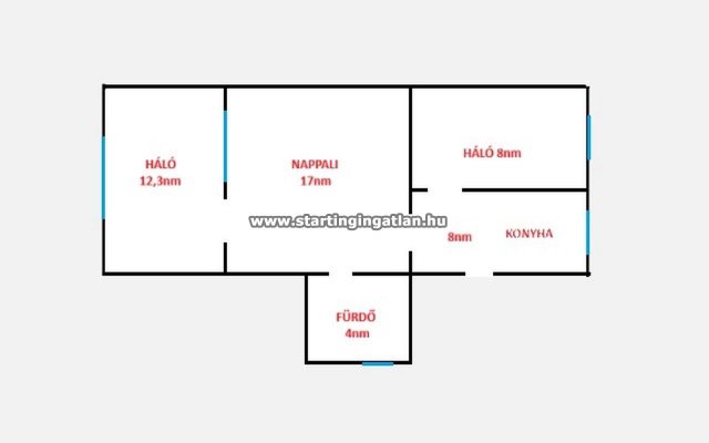 Eladó téglalakás, Budapesten, XIII. kerületben, Pozsonyi úton