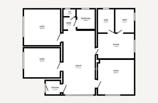 Eladó családi ház, Szirmabesenyőn 89 M Ft, 3+2 szobás