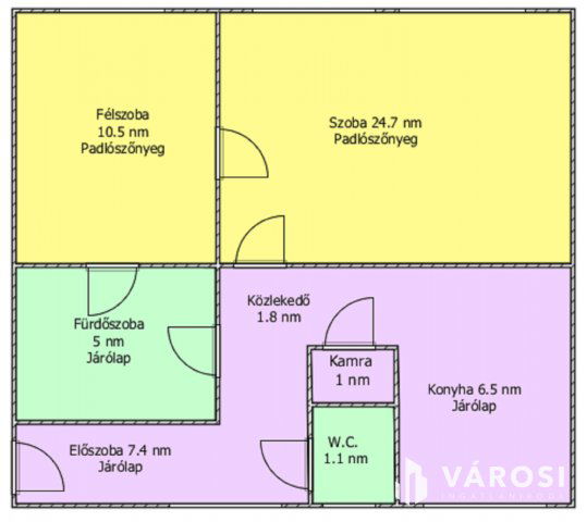 Eladó panellakás, Salgótarjánban 21.99 M Ft, 2 szobás