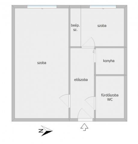Eladó panellakás, Cegléden 36.5 M Ft, 2 szobás