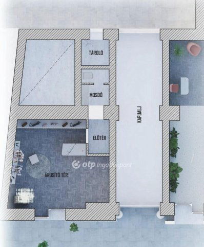 Kiadó üzlethelyiség, Debrecenben 250 E Ft / hó