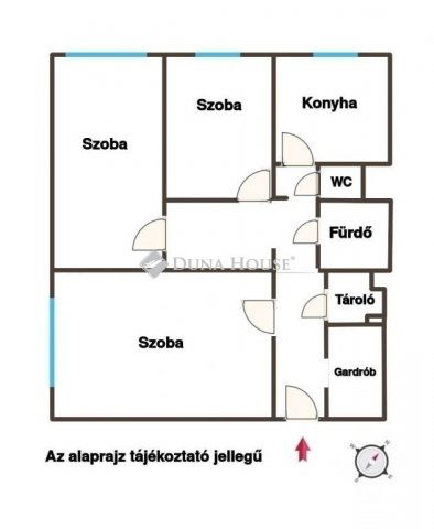 Eladó panellakás, Budapesten, XV. kerületben 82.9 M Ft, 3 szobás