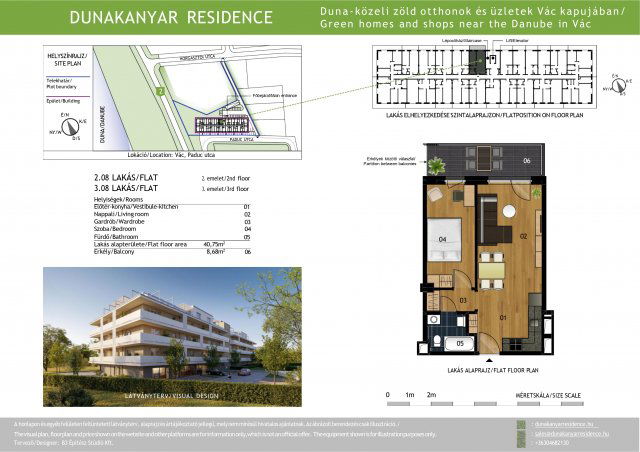 Eladó téglalakás, Vácon, Paduc utcában 60 M Ft, 2 szobás