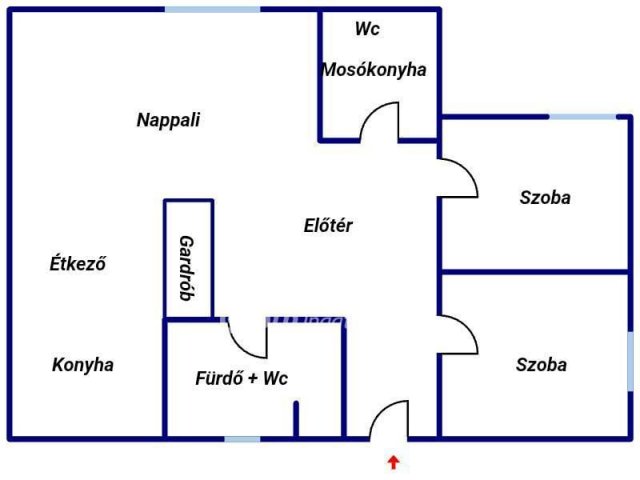 Kiadó téglalakás, albérlet, Miskolcon 230 E Ft / hó, 3 szobás
