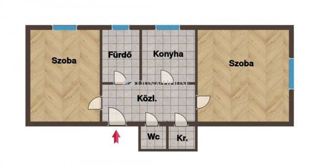 Eladó téglalakás, Keszthelyen, Kossuth Lajos utcában 49.9 M Ft