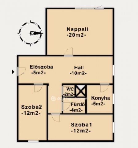 Eladó panellakás, Keszthelyen 61.9 M Ft, 3 szobás