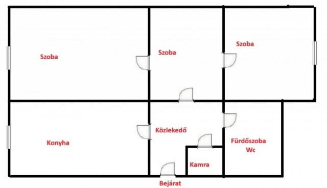 Eladó téglalakás, Debrecenben 89 M Ft, 3 szobás