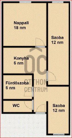 Eladó téglalakás, Cegléden 55 M Ft, 3 szobás