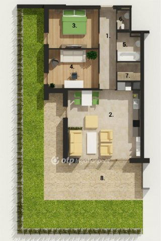 Eladó téglalakás, Balatonkenesén 135 M Ft, 3 szobás