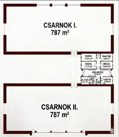 Kiadó ipari ingatlan, Debrecenben 3600 E Ft / hó