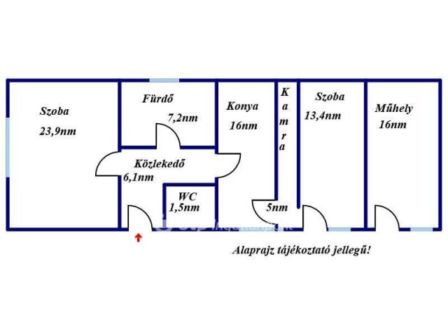 Eladó családi ház, Jászberényben 37.3 M Ft, 3 szobás