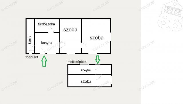 Eladó családi ház, Kecskeméten 21 M Ft, 3 szobás