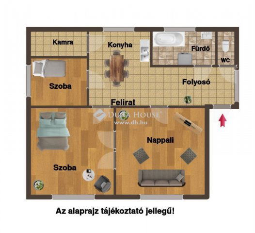 Eladó családi ház, Lábatlanon 32 M Ft, 2+1 szobás