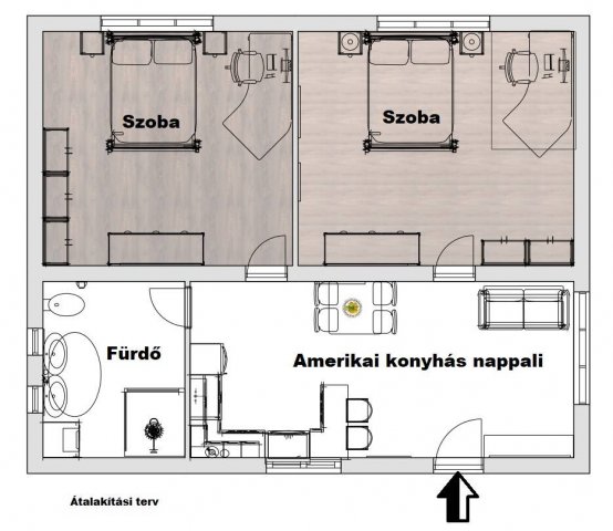 Eladó családi ház, Zalaegerszegen 31.5 M Ft, 2 szobás