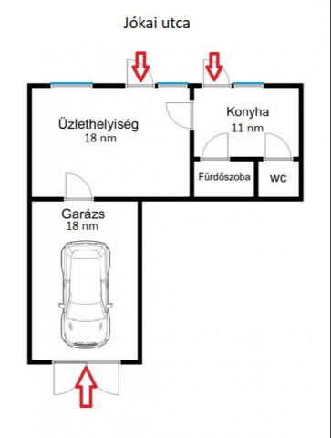 Eladó üzlethelyiség, Békéscsabán 29 M Ft