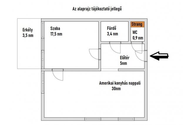 Eladó téglalakás, Zalaegerszegen 53 M Ft, 2 szobás