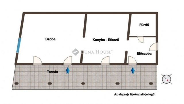 Eladó családi ház, Nadapon 40 M Ft, 1 szobás