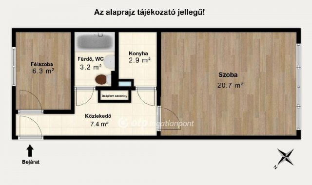 Eladó panellakás, Budapesten, VIII. kerületben 57.95 M Ft