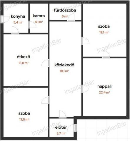 Eladó családi ház, Nagyecseden 21 M Ft, 3 szobás